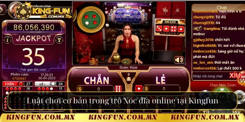 Luật chơi cơ bản trong trò Xóc đĩa online tại Kingfun